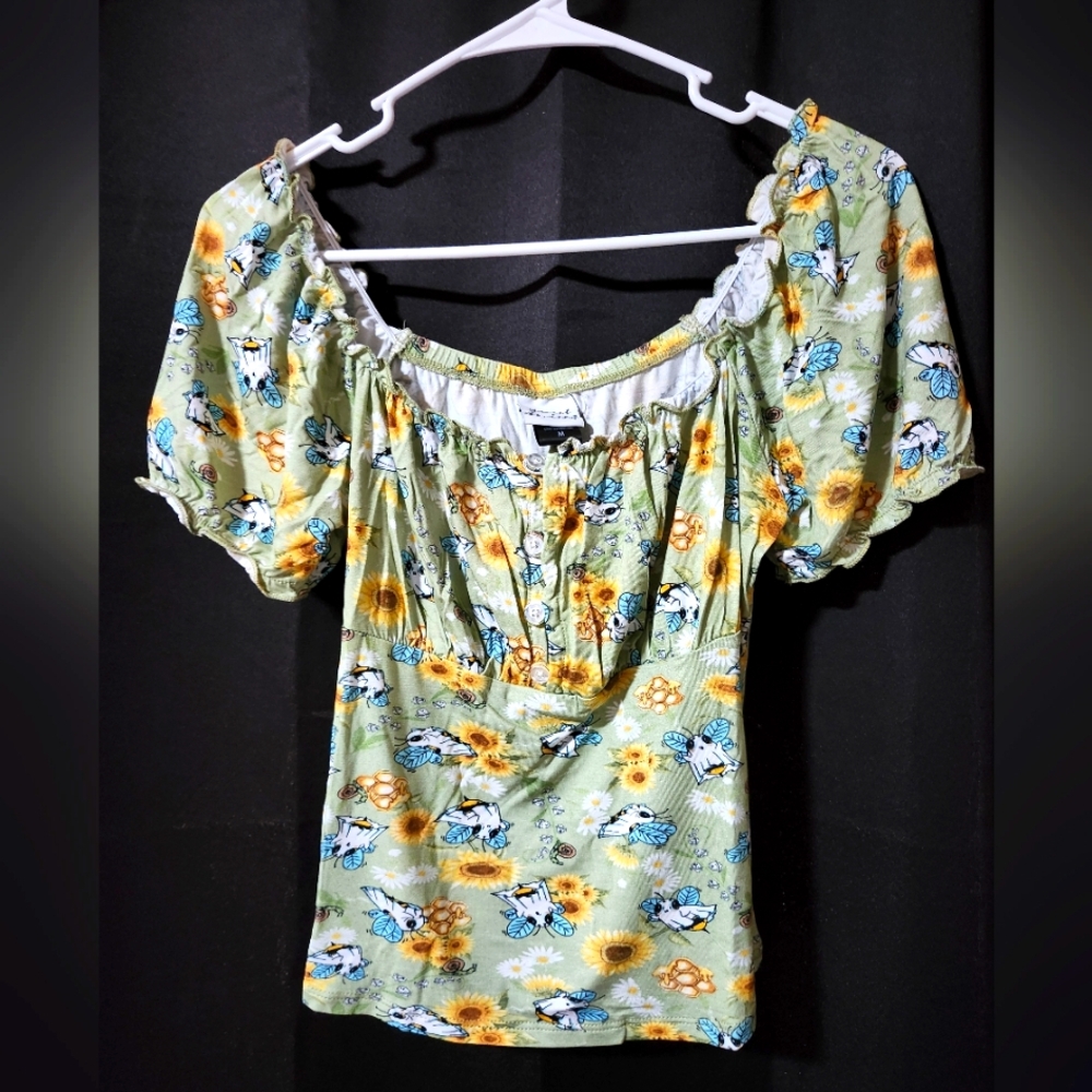 Sweet Society Ghost Bees Top Nwt